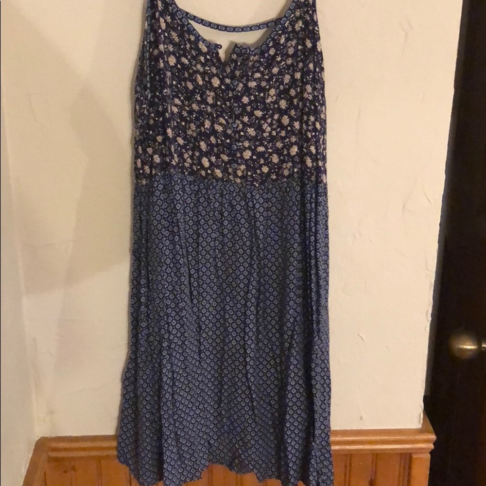 Blue Flowy Sundress